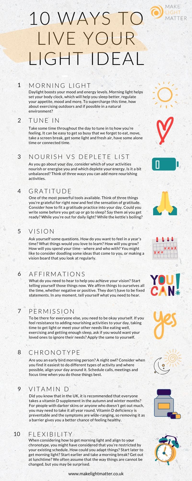 Make Light Matter for Individuals Make Light Matter